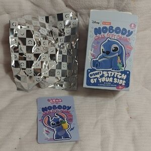 Miniso Disney Stitch Nobody Gets Left Behind Flocked Figure (Pineapple Cheers)